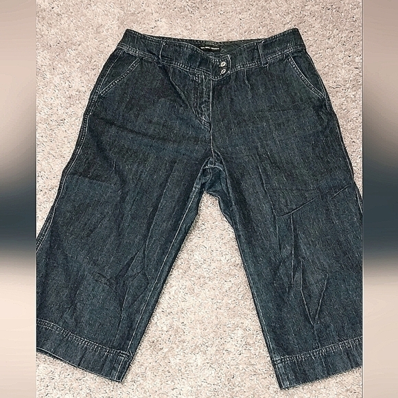 Gouchos by New York & Co, dark wash denim, 12 - Picture 1 of 6